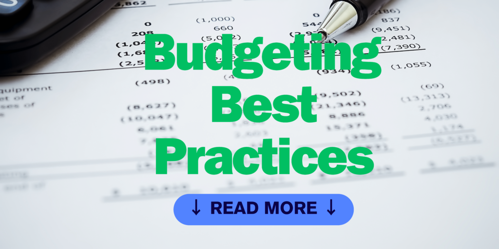 8 Budgeting Best Practices - Astria LLC